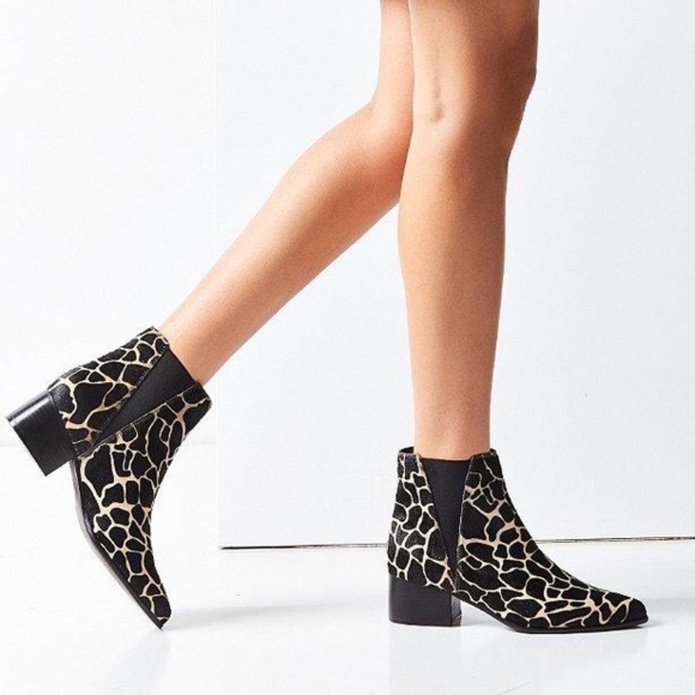 Animal Print Booties